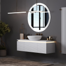 Зеркало Belux Джаз В 105 Белый глянцевый