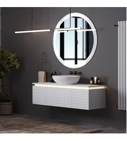 Зеркало Belux Джаз В 105 Белый глянцевый