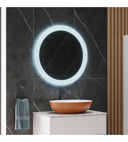 Зеркало Belux Джаз В 75 Белый глянцевый