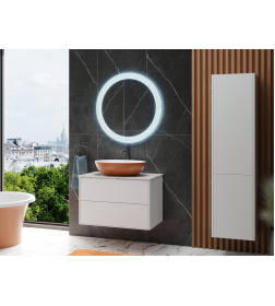 Зеркало Belux Джаз В 75 Белый глянцевый