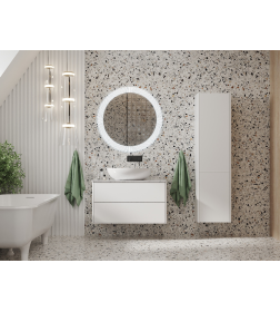 Зеркало Belux Джаз В 95 Белый глянцевый