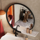 Зеркало Belux Ванкувер В 70 Черный матовый