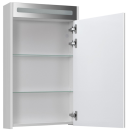 Шкаф навесной зеркальный Belux Бристоль ВШ 50 Белый глянцевый