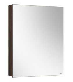 Шкаф навесной зеркальный Belux Стокгольм ВШ 60 Орех Карини натуральный