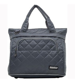 Сумка С123Р серый,Полиэстер/термостежка, 38х32(40)х16 см; 19,5(24) л; 5 мм