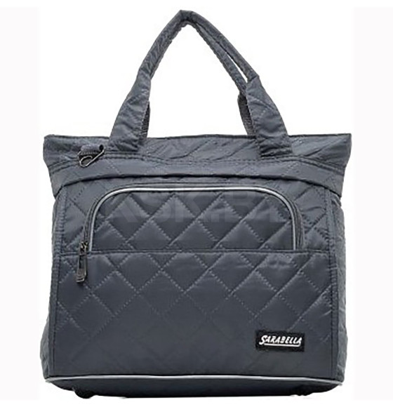 Сумка С123Р серый,Полиэстер/термостежка, 38х32(40)х16 см; 19,5(24) л; 5 мм (С123Р серый) 