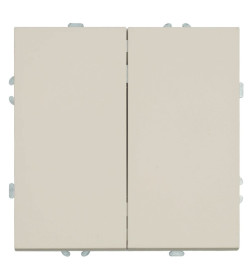 Выключатель 2-кл.(мех-м)250В,10А Эмили RSW10-5104-08 кашемир, soft touch Stekker 49892