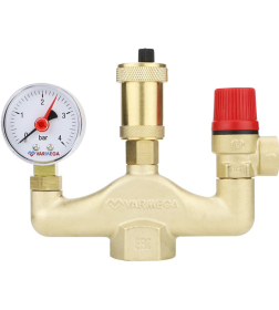 Группа безопасности котла Varmega 1" латунь VM16001