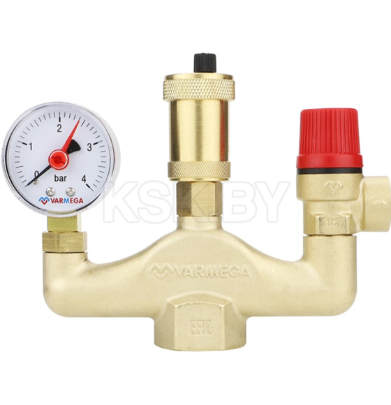 Группа безопасности котла Varmega 1" латунь VM16001 (VM16001) 