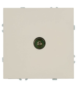 Розетка телевизионная 75 Ом 5-862МГц Эмили RST00-5108-08 кашемир, soft touch Stekker 49901