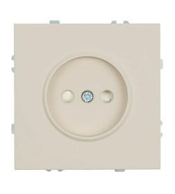 Розетка 1-я с з/ш, б/з (мех-м)250В,16А Эмили RST16-5109-08 кашемир Stekker 49902