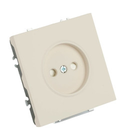 Розетка 1-я с з/ш, б/з (мех-м)250В,16А Эмили RST16-5109-08 кашемир Stekker 49902