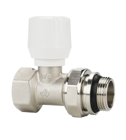 Клапан ручной радиаторный Varmega 3/4" прямой, с самоуплотняющимся полусгоном VM10113