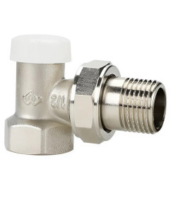 Клапан запорный радиаторный Varmega 1/2" угловой VM10201