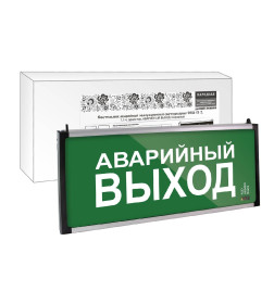 Светильник аварийный эвакуационный светодиодный ССА-01-2, 1,5 ч, односторонний, АВАРИЙНЫЙ ВЫХОД TDM Народный SQ0349-0012