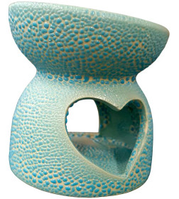 Аромалампа для эфирных масел «Сердце», керамика, 7.5×7.5×7.5 см, МИКС