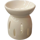 Аромалампа для эфирных масел «Кружево цветочное», керамика, белый, 8×6.5×6 см, МИКС (7342405) 