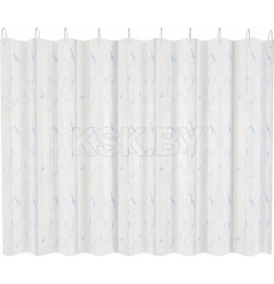 Штора для ванной 180х180 см серо-голубая Fashun A8820 (A8820) 
