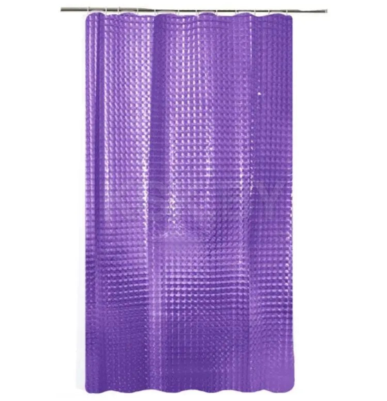 Штора для ванной 180х200 см 3D фиолетовый Fashun A8751 (A8751) 