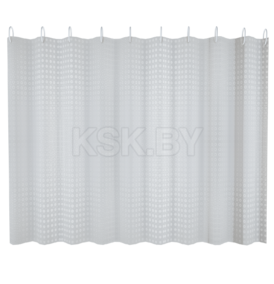 Штора для ванной 180х200 см 3D белое кружево Fashun A8756 (A8756) 