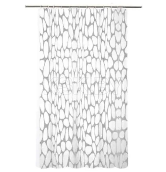 Штора для ванной 180х200 см орнамент в пастельных тонах Fashun A8815 (A8815) 