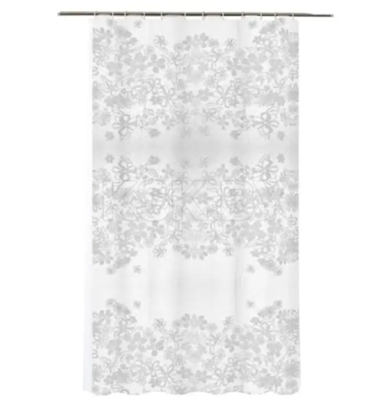 Штора для ванной 180х200 см цветочный орнамент Fashun A8814 (A8814) 