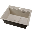 Мойка кухонная кварцевая Marblan COMFORT 60 гранит в комплекте с коландером чёрный