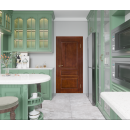 Дверь МОДЕЛЬ №5  глухая (коньяк) 2000х800х40мм УЦЕНКА