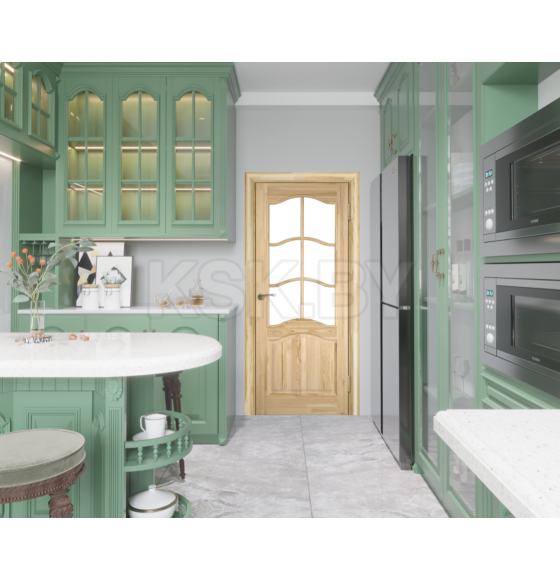 Дверь неокрашенная МОДЕЛЬ №7 под остекление 2000х700х40мм (МОД №7 под остекление ) 