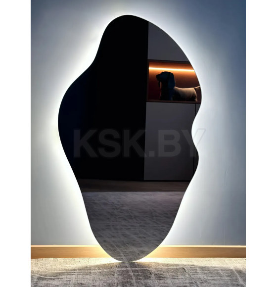 Зеркало фигурное с подсветкой антизапотеванием 45*77 см Emze LED.NF.45.77.AF.4K (LED.NF.45.77.AF.4K) 