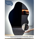 Зеркало фигурное с подсветкой антизапотеванием 45*77 см Emze LED.NF.45.77.AF.4K (LED.NF.45.77.AF.4K) 