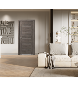 Дверь межкомнатная D11 Дуб шале графит  2000х900х35мм