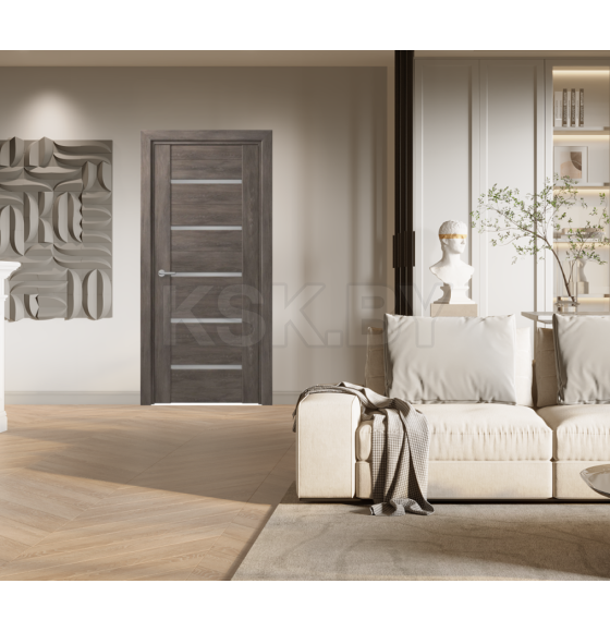 Дверь межкомнатная D11 Дуб шале графит  2000х900х35мм