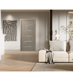 Дверь межкомнатная D11 Дуб шале седой  2000х900х35мм