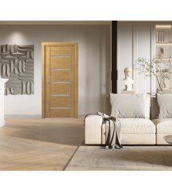 Дверь межкомнатная D11 Дуб шале натуральный  2000х900х35мм