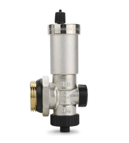 Концевая группа НР 1" с дренажным вентилем и автоматическим воздухоотводчиком Varmega VM15902