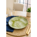 Тарелка десертная Lavenir "Тропик" 18 см, т7-3003 гладкий край фарфор,  (99771) 