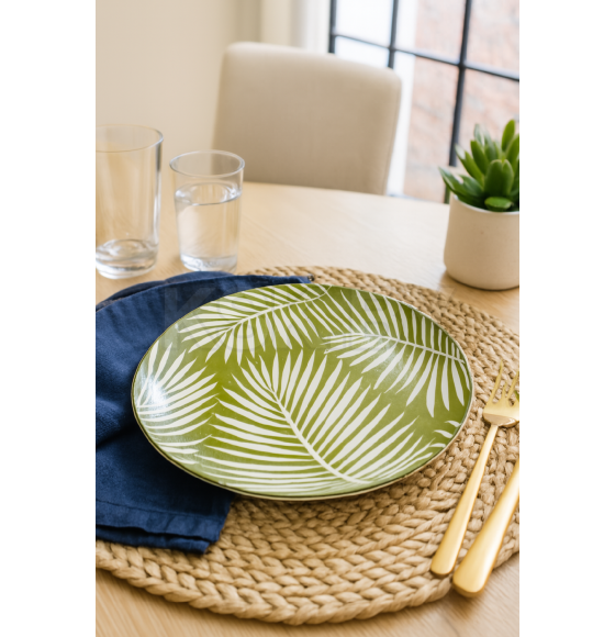 Тарелка десертная Lavenir "Тропик" 18 см, т7-3003 гладкий край фарфор,  (99771) 