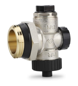 Концевая группа НР 1" с дренажным вентилем и ручным воздухоотводчиком Varmega VM15906