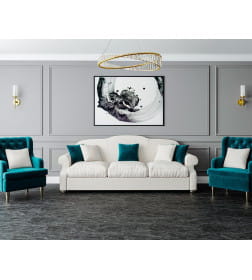 Кварц-виниловый пол Alta Step Arriba SPC 9909 Мрамор Имперадор темный 610 х305мм