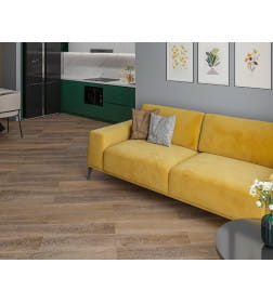 Кварц-виниловый пол Alta Step Excelente SPC 6614 Дуб базальтовый планка 1218 х 180 мм