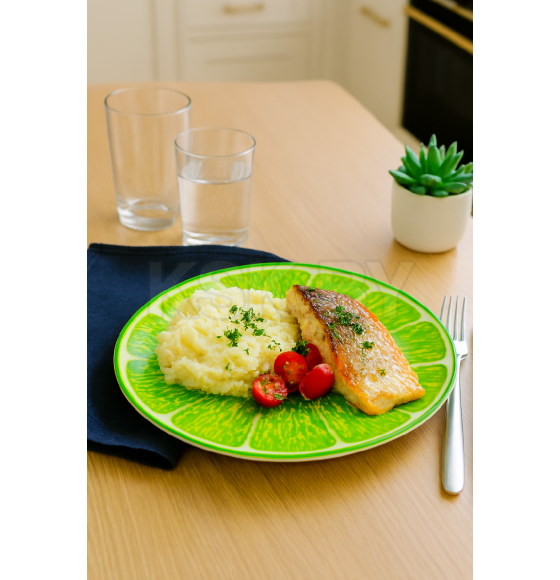Тарелка 30 см круглая S3012 Лайм (S3012) 