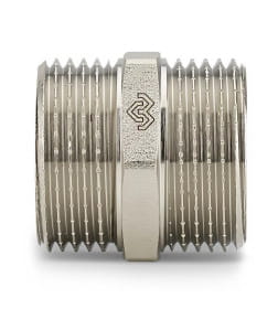Ниппель никелированный 1/2" Varmega VMTF28-N000404
