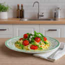 Тарелка мелкая 200 мм "Свежесть" идиллия 5С1038Ф34 (5С1038Ф34) 