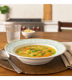 Тарелка глубокая 240 мм "Свежесть" идиллия 5С1041Ф34