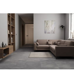 Глаз. керамогранит Studio серый рельеф ректификат 598x598 мм  17978