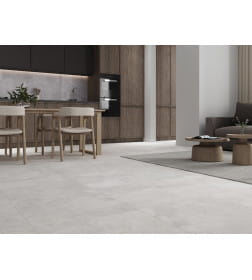 Глаз. керамогранит Studio светло-серый  рельеф ректификат 598x598 мм  17980