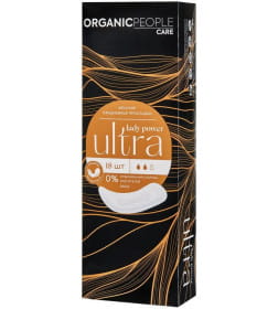 ORGANIC PEOPLE Lady Power  Женские ежедневные прокладки "ULTRA. Maxi", 18 шт