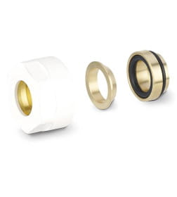 Резьбозажимное соединение D15 х 3/4" EK белый Varmega VMDV30-101515