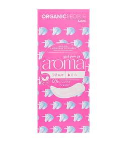 ORGANIC PEOPLE Girl Power  Женские ежедневные прокладки ароматизированные "AROMA. Classic", 20 шт
